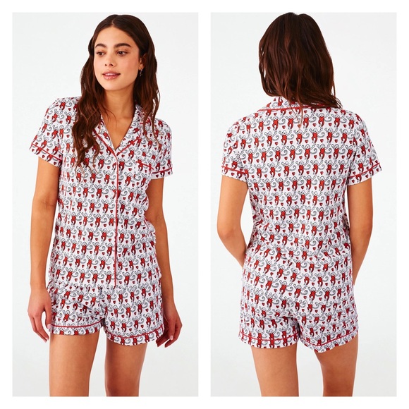 Roller Rabbit Lovely Monkey Polo Pajamas - Picture 2 of 2